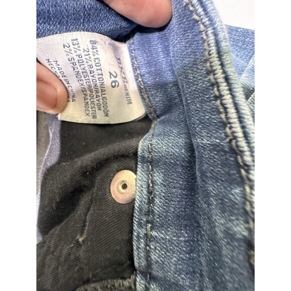 BKE Buckle Jeans Women 26 Blue Parker Universal Fit High Rise Ankle Skinny Denim - Picture 6 of 11